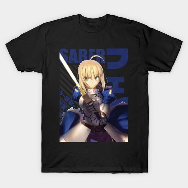 Fate - Saber #07 T-Shirt by Recup-Tout